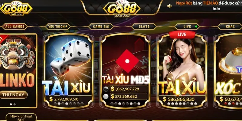 mẹo chơi tài xỉu go88